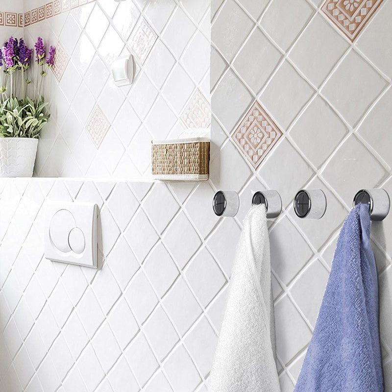 Kreativt Veggmontert Hullfritt Selvklebende Håndklestativ