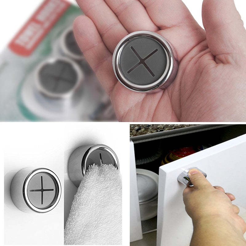 Kreativt Veggmontert Hullfritt Selvklebende Håndklestativ