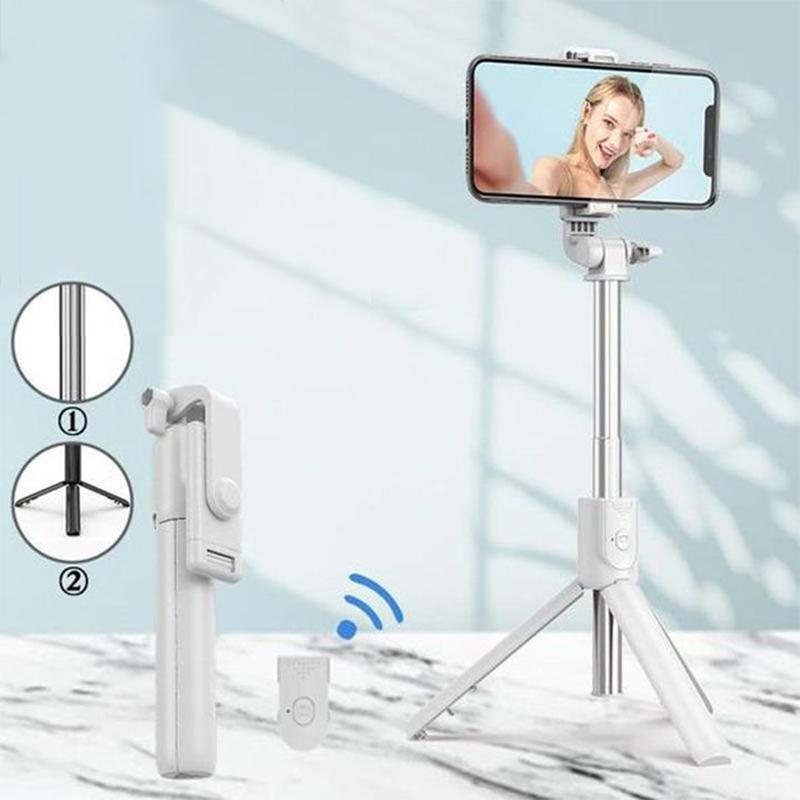 Bluetooth-fjernkontroll Selfie Stick-stativ