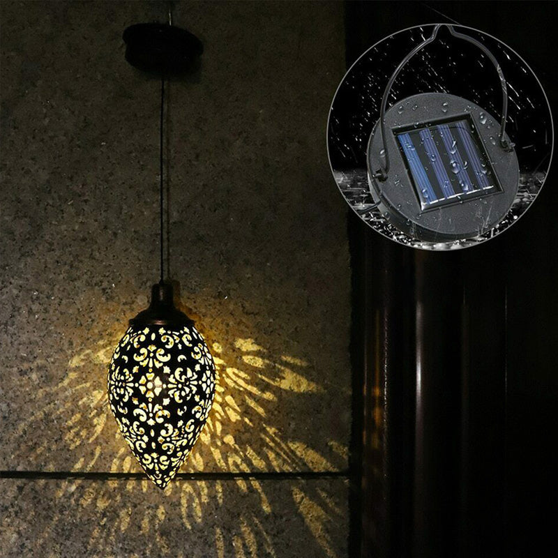 Solcelledrevet vanntett hengende hagelys