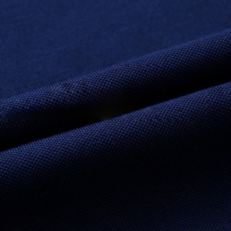 Ensfarget polo t-skjorte for menn