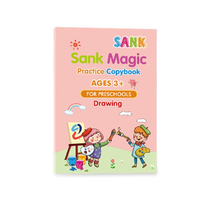 Magisk Håndskrift Praksis Copybook