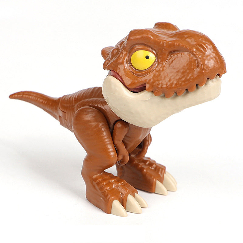 Fingerbitende dinosaur action-figur