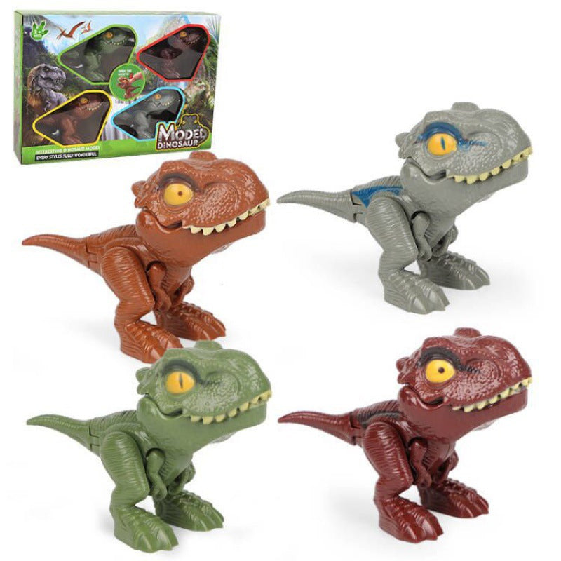 Fingerbitende dinosaur action-figur