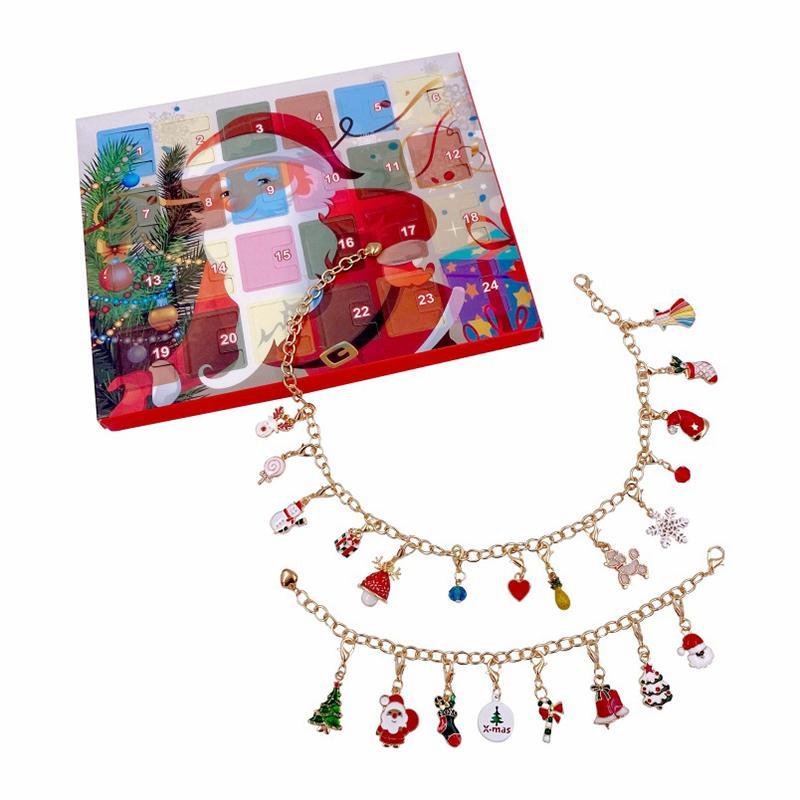 (🎅Tidlig julesalg)DIY charm-armbånd adventskalender