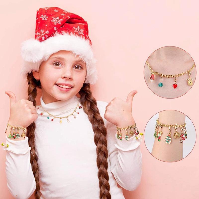(🎅Tidlig julesalg)DIY charm-armbånd adventskalender