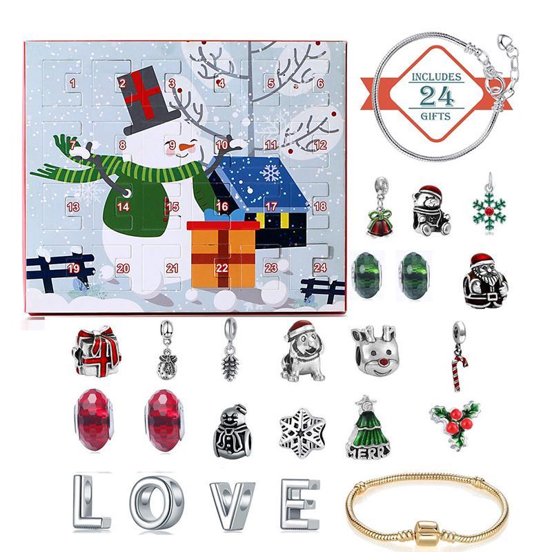 (🎅Tidlig julesalg)DIY charm-armbånd adventskalender