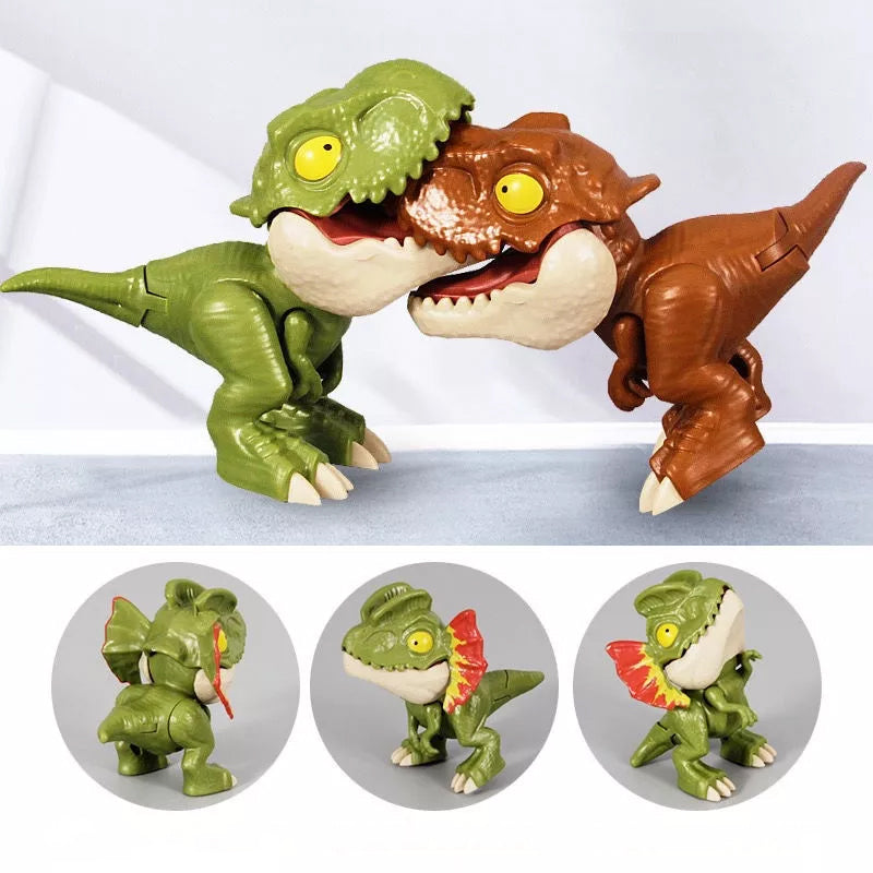 Fingerbitende dinosaur action-figur