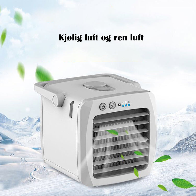 Bærbar mini luftkjøler vifte