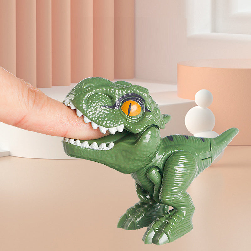Fingerbitende dinosaur action-figur