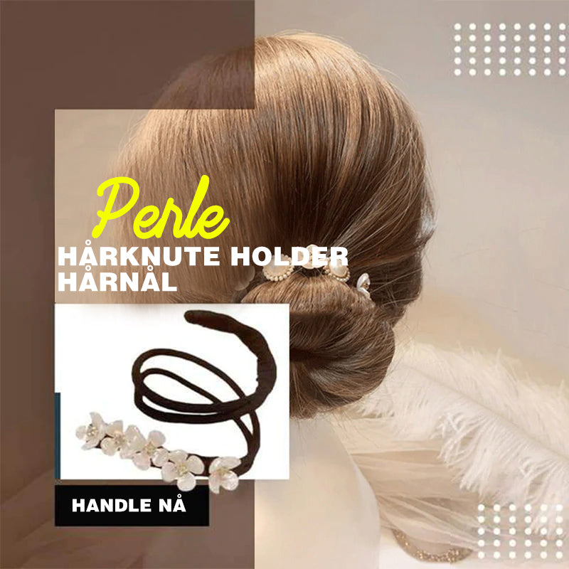 Perle Hårknute-Holder Hårnål(🔥🔥Kjøp 2, -10 %; Kjøp 3, -15 %)
