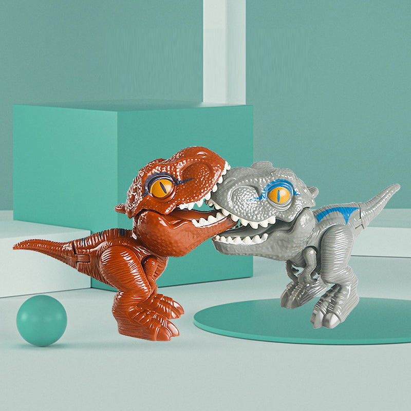 Fingerbitende dinosaur action-figur