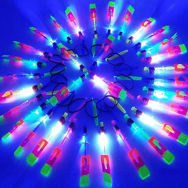 Fantastiske Rocket Slingshot LED-helikoptre(🔥Kjøp 2, -10%🔥)