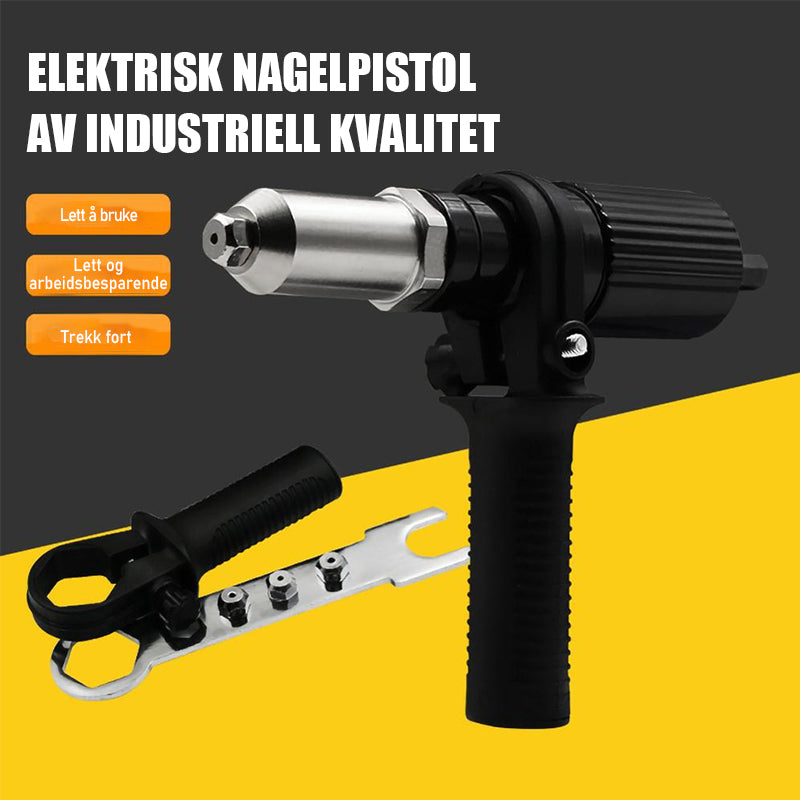 Profesjonelt popnaglersett đ Med 4 stk. Ulike dyseskruer