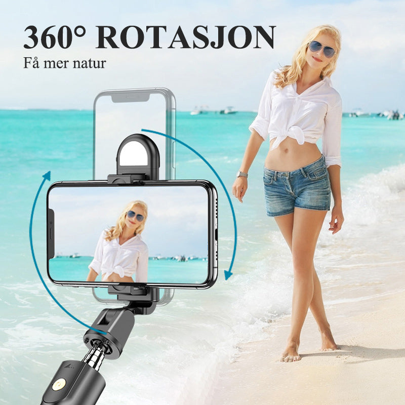 Bluetooth-fjernkontroll Selfie Stick-stativ