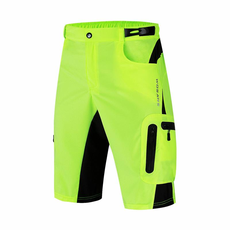 Reflekterende Polstret Pustende Sykkelshorts
