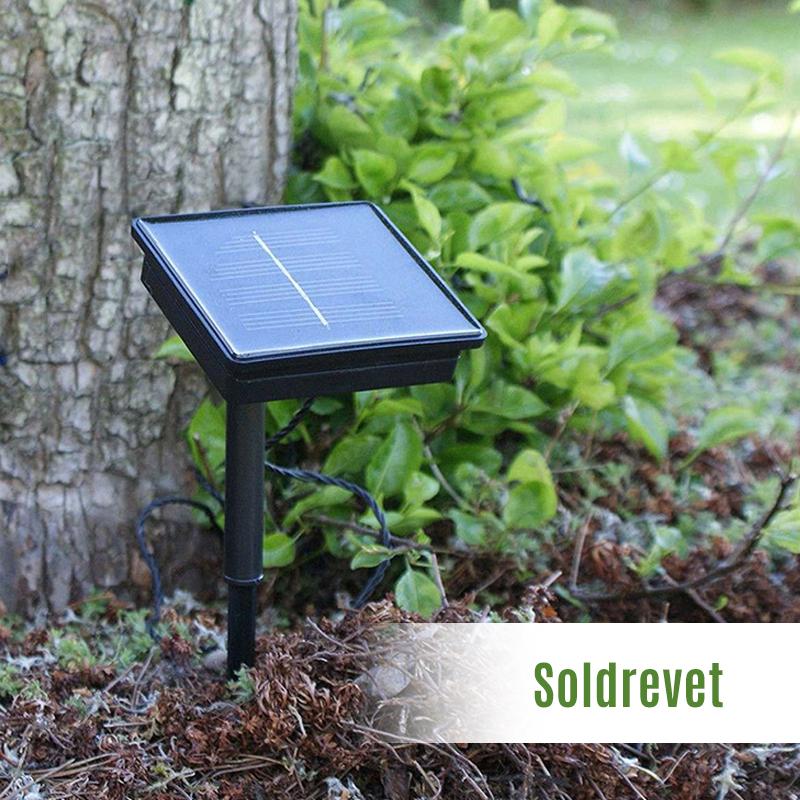 Solar Rattan Led Lys