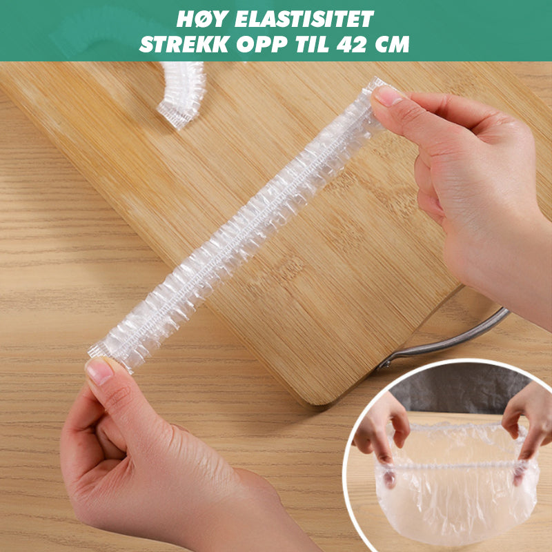 Engangsfat Plastdeksel(100 stk)
