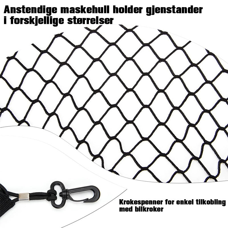 Universal bagasjeroms oppbevaringsnett