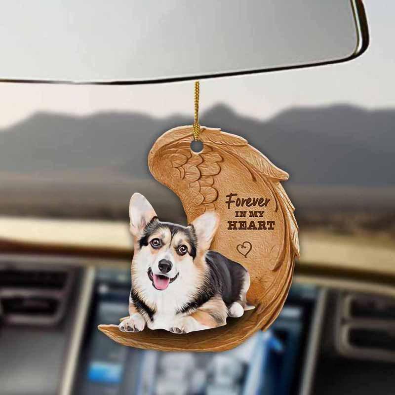 "Forever in my heart" hengende ornament-2D-effekt