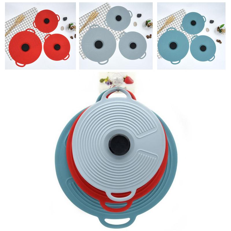 Gjenbrukbar Silikon Selvtettende Lokk