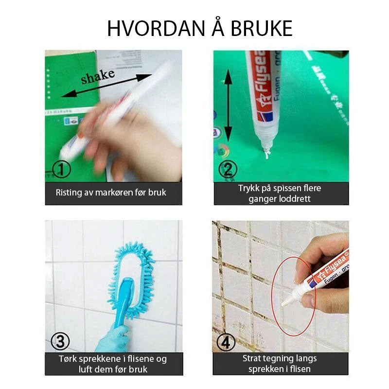 Fliser Mellomrom Reparasjonsstift