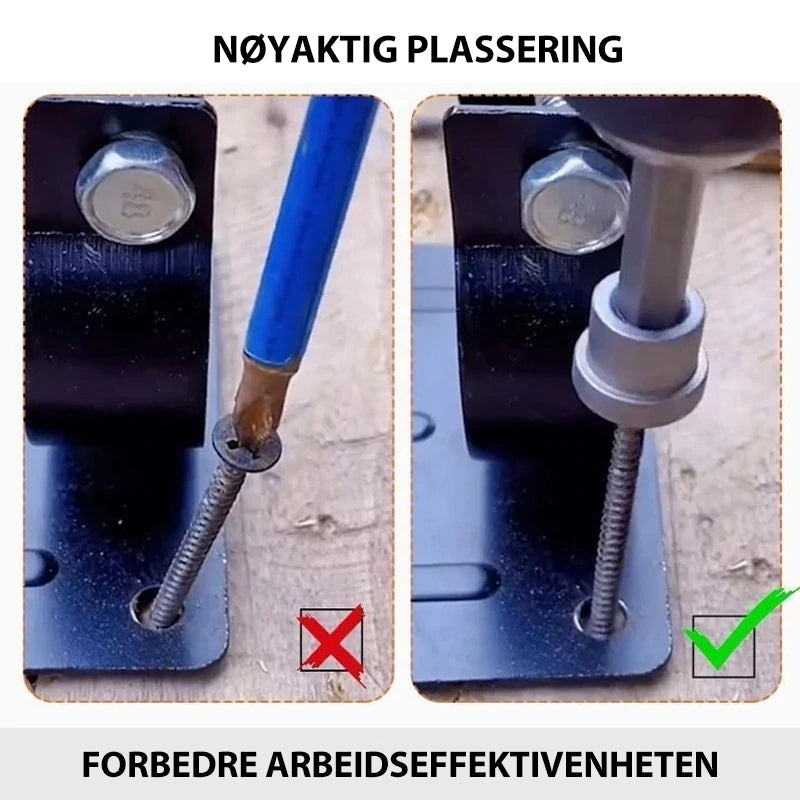 Magnetisk posisjoneringsbor