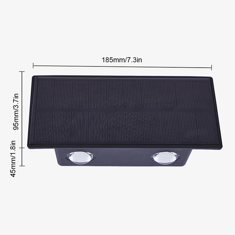 Solar utendørs vegglampe