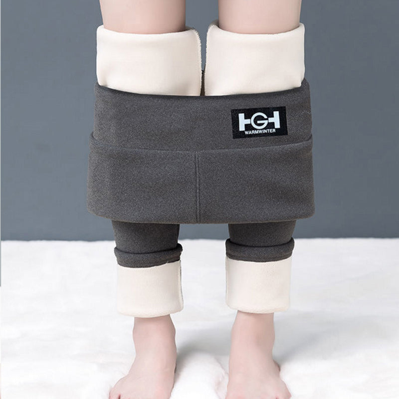 Kvinners varme fleece-fôrede leggings