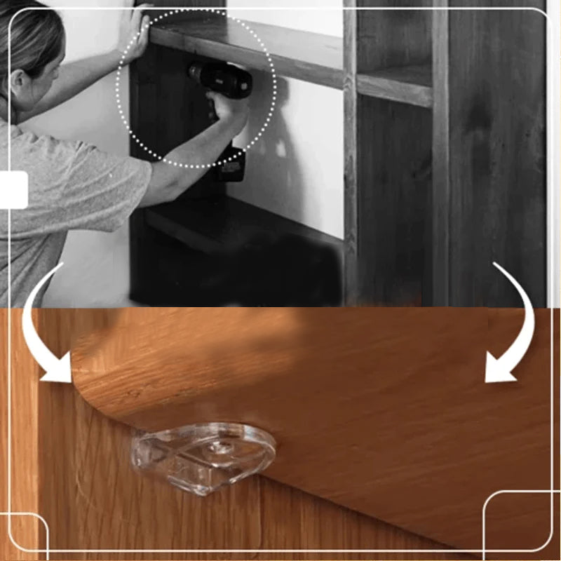 Spikerfri hyllestøtte Peg10