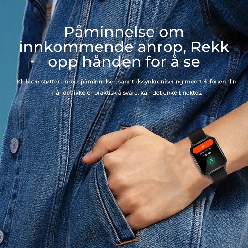 Vanntett smartklokke med sports armbånd