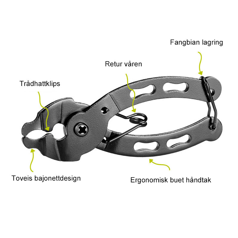 Sykkel flattang av kjedeledd