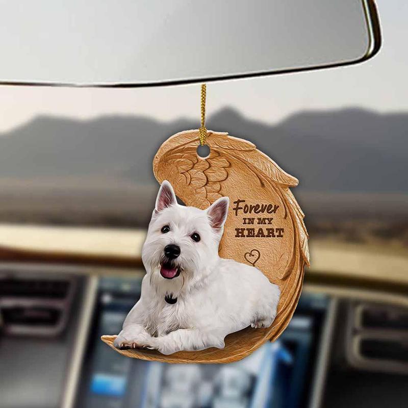 "Forever in my heart" hengende ornament-2D-effekt