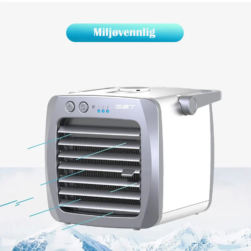 Bærbar mini luftkjøler vifte