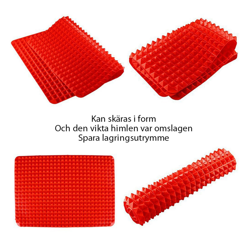 Stekematte i silikon til matlaging