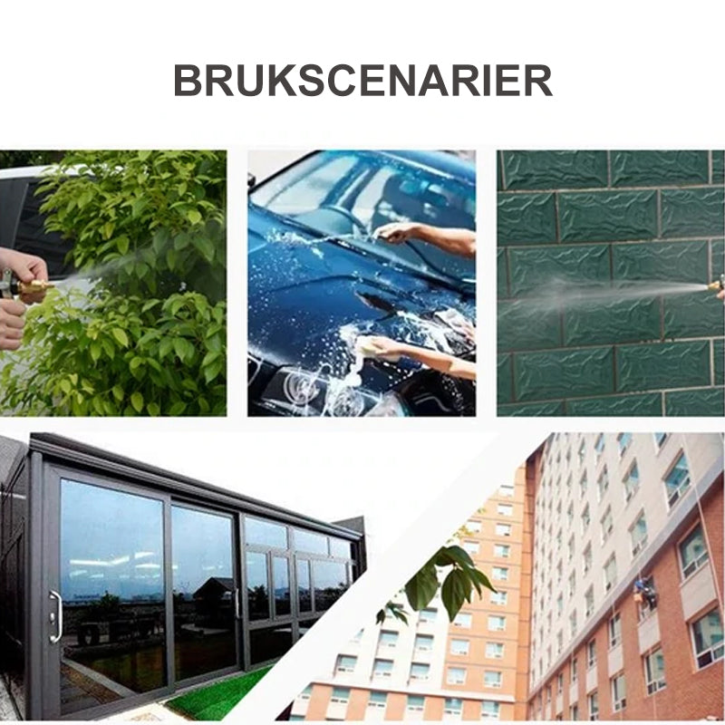 Multifunksjonelt bilvaskverktøy