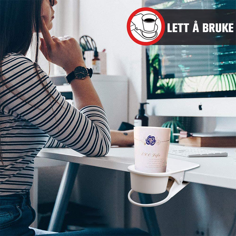 Skrivebordskoppholder-klemme