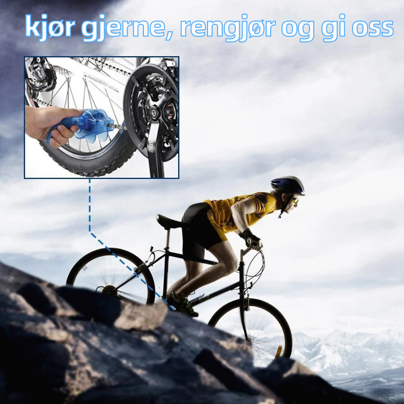 Sykkel kjede reneren(🔥Kjøp 2, -10%, kjøp 3, -15%, kjøp 4, -20%🔥)