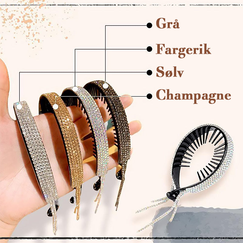Elegant HÄrpynt med hengende strass