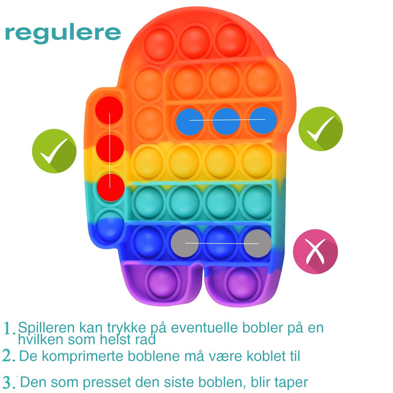 Stressavlastende mykt klemleketøy