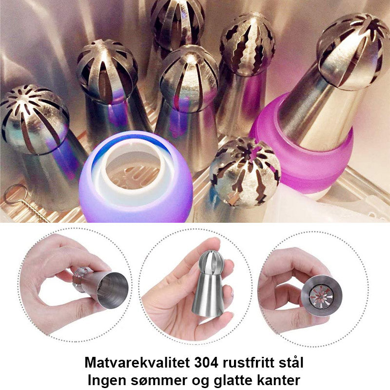 Tips om dekorasjon av kaker (22 stk)