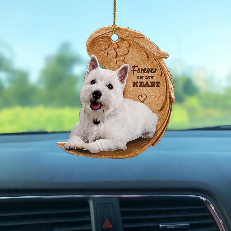 "Forever in my heart" hengende ornament-2D-effekt