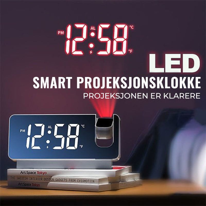 Smart digital projeksjonsklokke