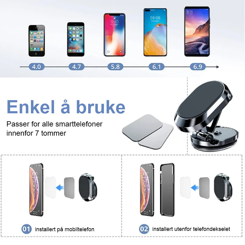 Magnetisk telefonholder for bil
