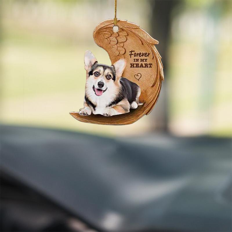 "Forever in my heart" hengende ornament-2D-effekt
