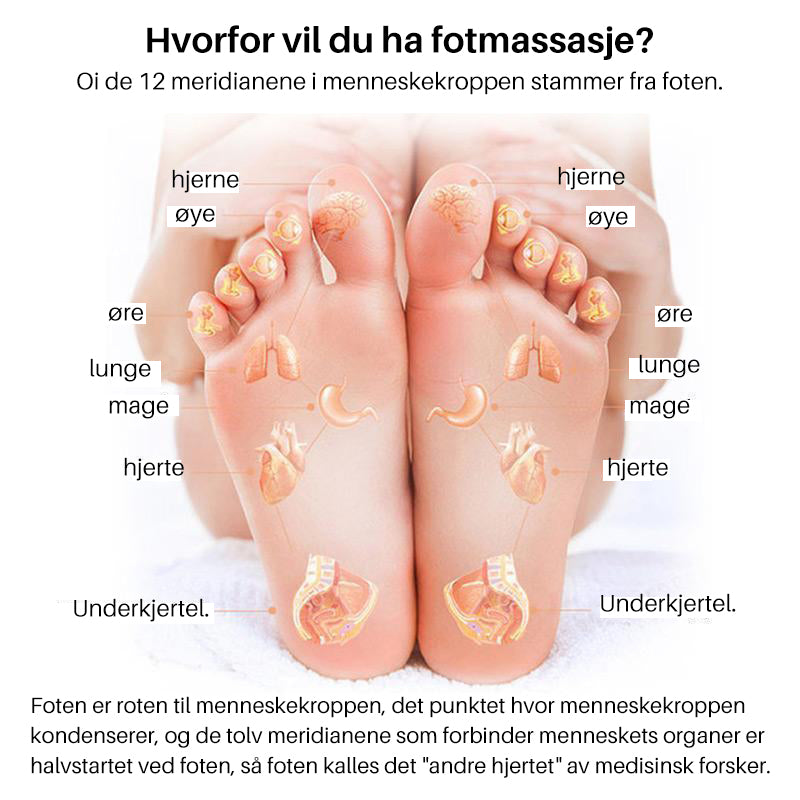 Trykkavlastning Fotmassasje tøfler