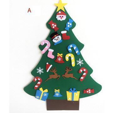 DIY følte juletre (Beste gave til barn)