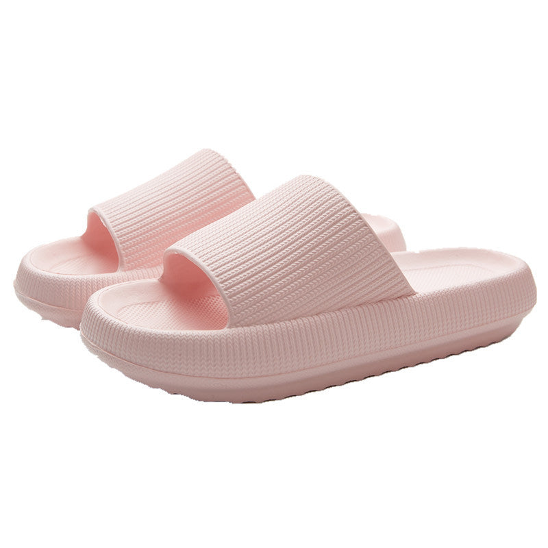 Sklisikker unisex tøfler med tykk bunn
