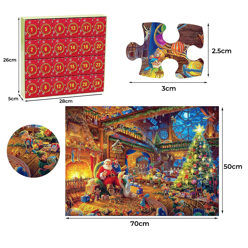Julepuslespill Adventskalender