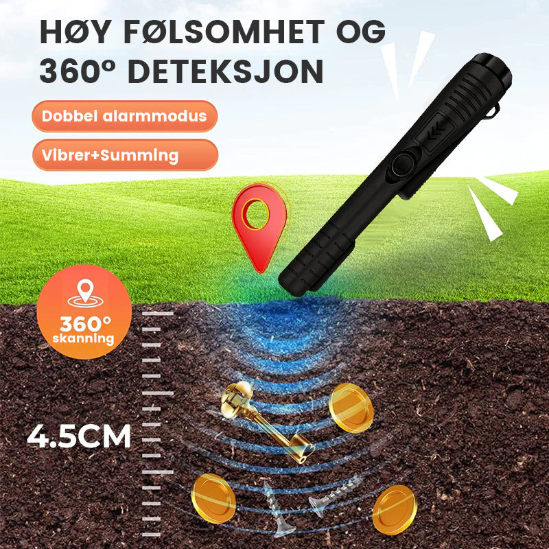 Vanntett metalldetektor